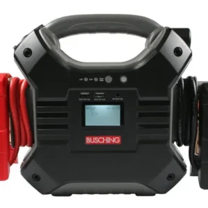 Avviatore di emergenza Busching EasyPower LCD 1200A/12V 600A/24V con tecnologia LFP avviatore di emergenza 2xUSB torcia LE...