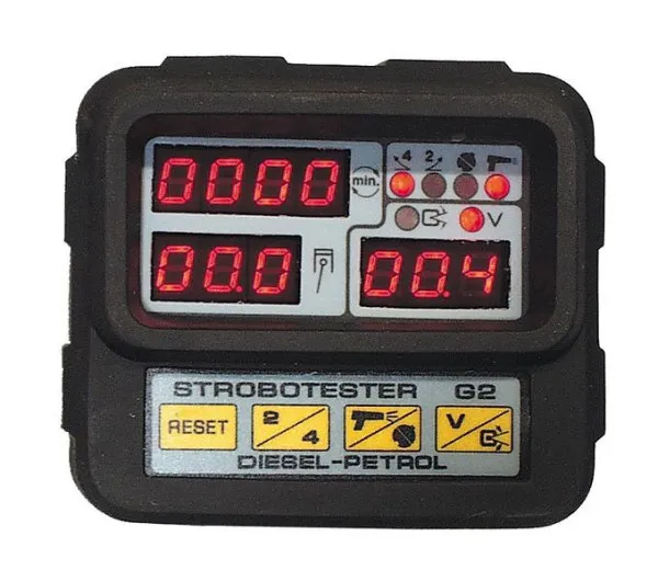 Busching Lampada stroboscopica digitale per motori benzina e diesel nuova versione 12V/24V G2