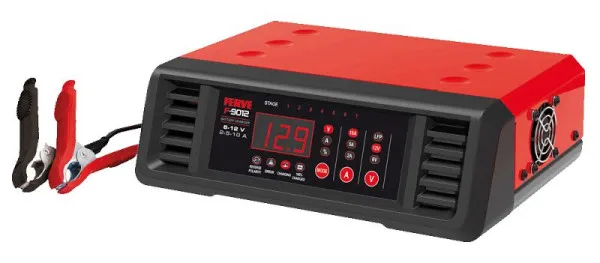 Caricabatterie Busching "HF-Charger" Ripple Free 6/12V 2/5/10A 4-140Ah "F-9012" 100930