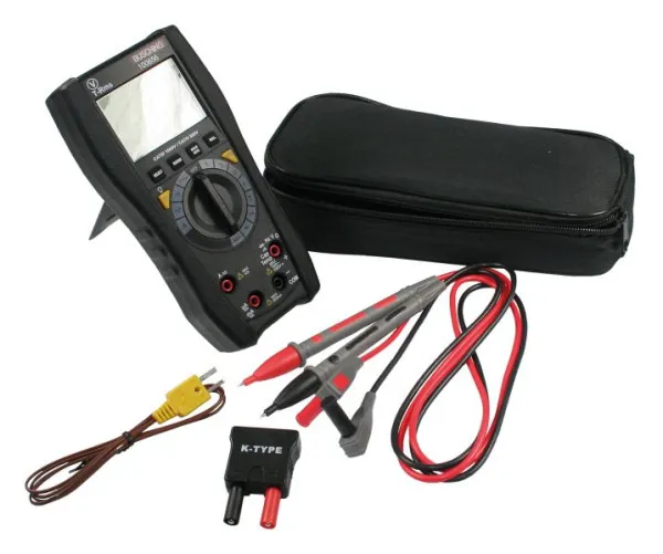 Multimetro digitale busching "Pro" TrueRMS Autorange CATIII/CATIV AC DC Volt Ampere Ohm Diodo HZ Cap Tem...