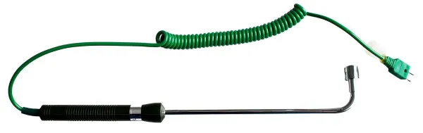 Sensore termico di superficie busching tipo K 14 cm da -50°C +500°C lunghezza sensore: 35 cm 100767