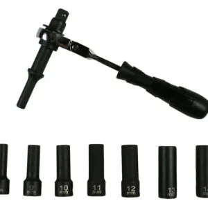 Set di avvitatori elettrici Busching "VibroShock" punte per avvitatori elettrici da 8 14 mm 100693