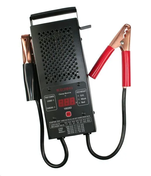 Tester batteria Busching digitale "Automatico" 100A 12V 30-180 Ah 100262