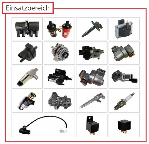 Tester di funzionamento busching "Aktorius" per componenti elettromagnetici 100576