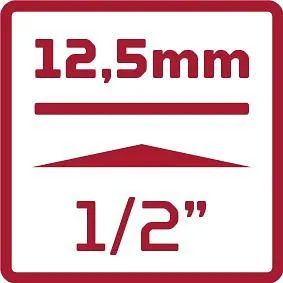 Inserto candela rosso GEDORE 1/2 SW16mm lunghezza 65mm 3300401 GEDORE red