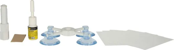 Set per riparazione scheggiature da pietrisco KS Tools 15 pezzi 140.2530