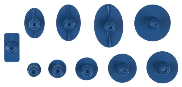 Set per riparazione scheggiature da pietrisco KS Tools 15 pezzi 140.2530
