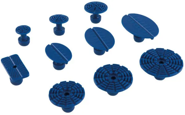 Set per riparazione scheggiature da pietrisco KS Tools 15 pezzi 140.2530