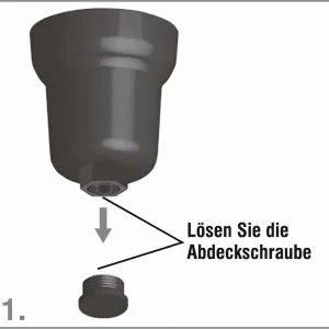 Dispositivo di scarico dell'olio Kunzer per cartucce filtro olio VW 7OAH1