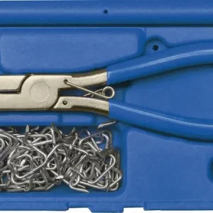 Set di clip per tappezzeria Kunzer (pinza con 100 clip) 7PKS101