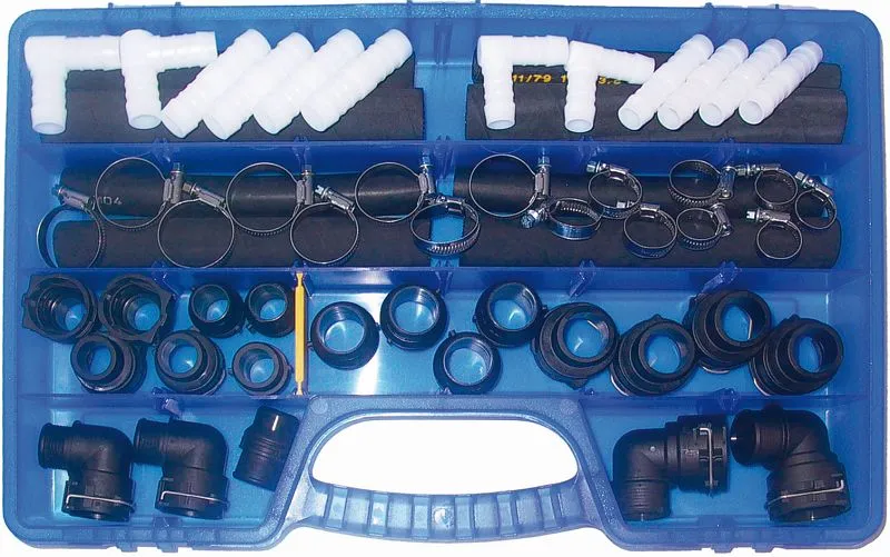 Set di riparazione tubi flessibili del radiatore Kunzer 56 pezzi 7KSR56