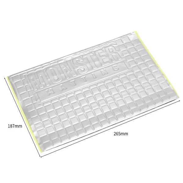 Tappetini isolanti antirumore Monster 25 mm 187 x 265 mm confezione da 32 24797