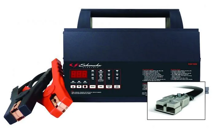 Caricabatterie/alimentatore Schumacher 100 Amp controllato da microprocessore 12 V confezione da 2 INC100