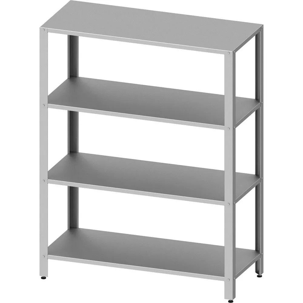 Mensola Stalgast ECO con ripiani lisci 800x500x1800 mm automontante (AISI201) DRL08560