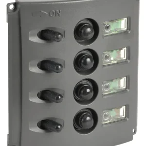 Pannello elettrico fusibili automatici doppio LED COD 14.850.04