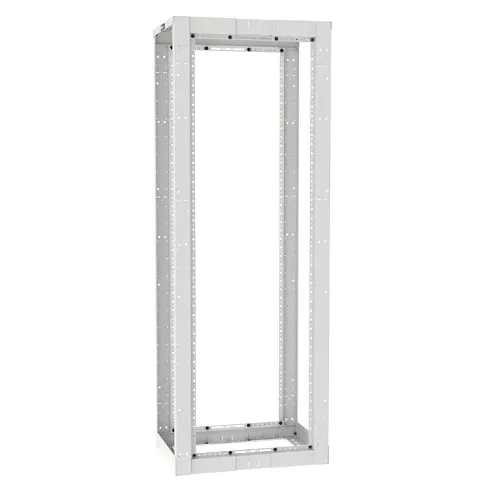 45RU Four Post Rack Adattabile Depth #12-24 Threaded E-Rails AR4PWH