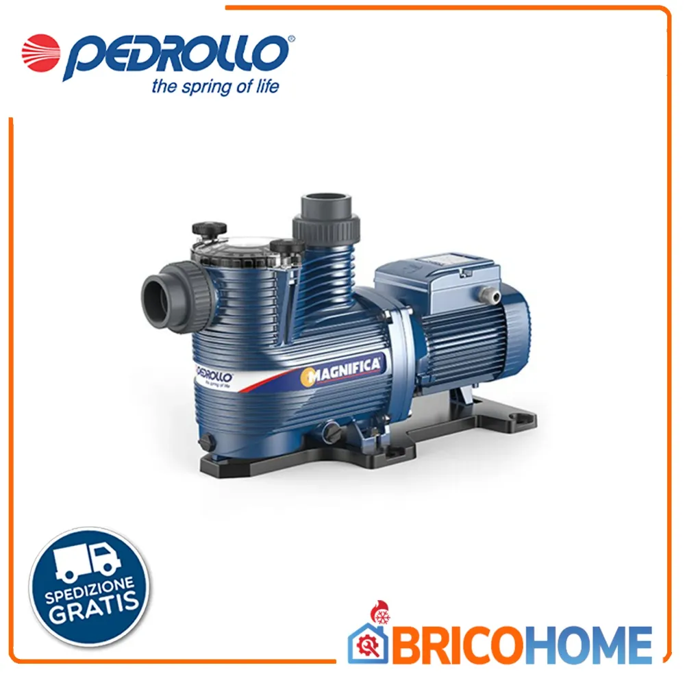 Elettropompa per piscine MAGNIFICA 1m Pedrollo on Sale con Luce LED