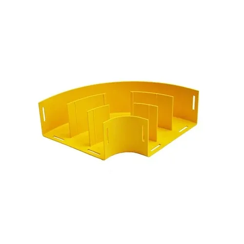 Leviton 90 Deg 4x8 Horizontal Elbow Without Cover Giallo oro S8HEL-90D
