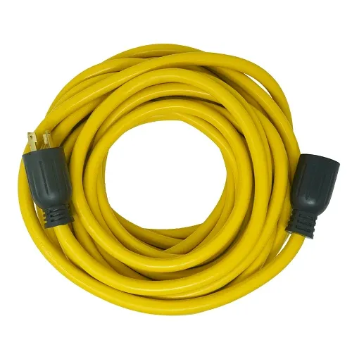 Pompa da Strada 50' Ft 10/4 STW Giallo oro Cord Outdoor NEMA L14-30P Black Twist lock 65173140 (Pack 2)