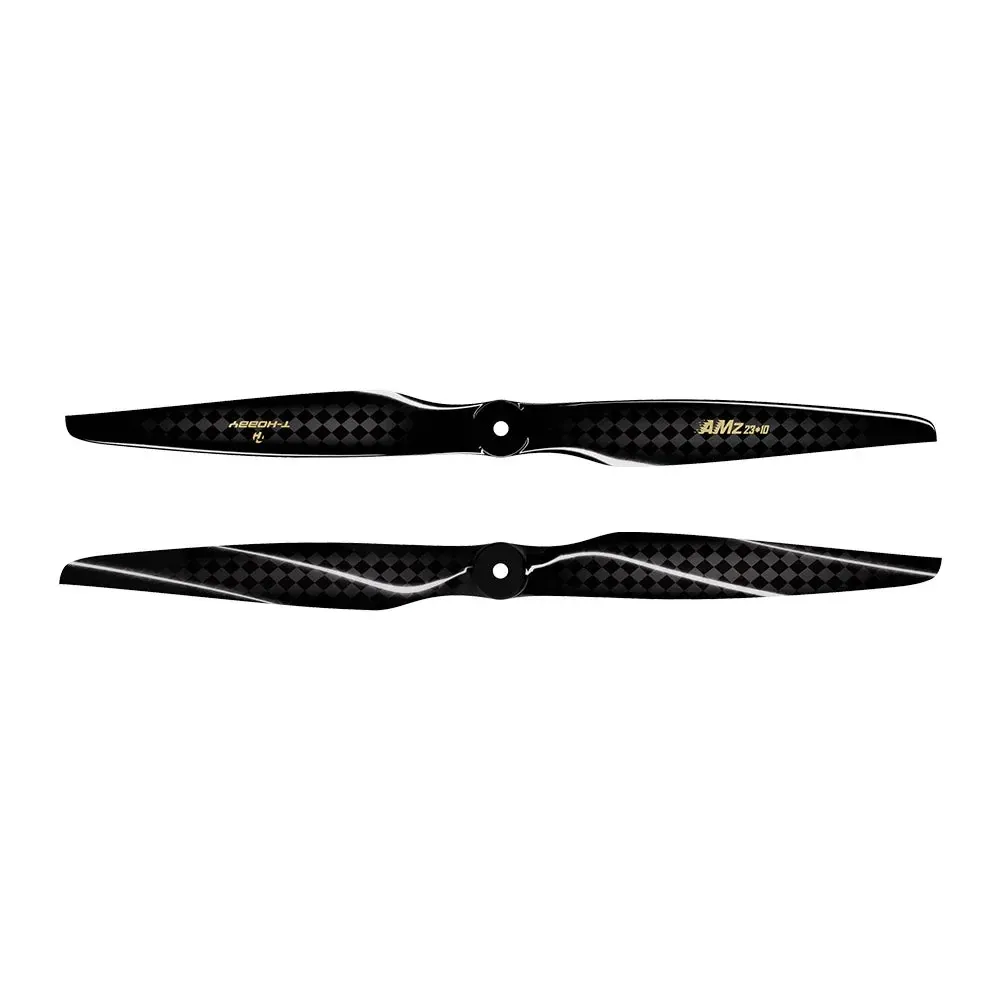Elica fibra di carbonio T-Hobby AMZ 23x10 (AMZ23*10) per aerei 3D 84"-89", CF+epossidica, 23 pollici