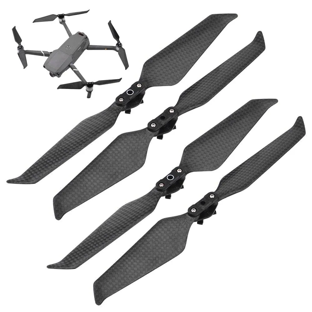 4 pezzi MAVIC 2 elica basso rumore lama fibra di carbonio per DJI Mavic 2 Pro Zoom Drone sgancio rapido 8743 puntelli ala...