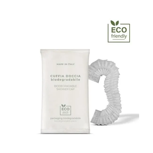 Cuffia Doccia Hotel Biodegradabile Eco-friendly Made Italy