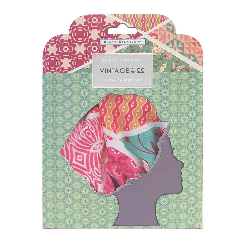 Cuffia da doccia Vintage & Co - Tessuti & Fiori