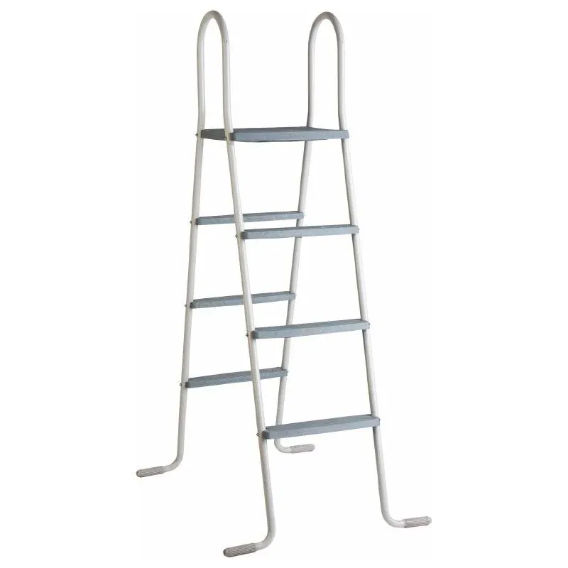 Scala con piattaforma per piscine fuori terra 120-132 cm