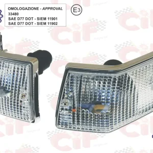 Coppia frecce posteriori complete Siem Vespa LML PX MILLENIUM 125 150 151