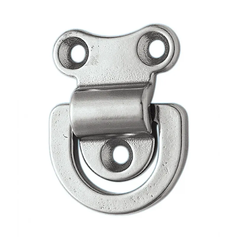 PIASTRA ACCIAIO INOX CON ANELLO