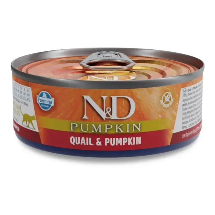 Umido N&D Zucca e Quaglia gatto