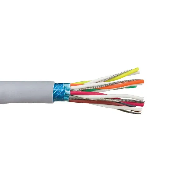 Alpha Wire 78235 22 AWG 5 Pairs Ind/Overall Foil 300V MPPE Insulation ECOGEN EcoCable (Classe H 180°C)
