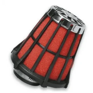 042412.50 filtro aria red filter e5 con d.32 per carburatori phbg 15÷21 - mikuni con gabbia nera