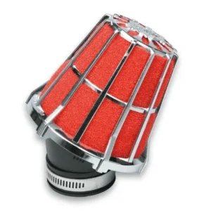 043077.k0 filtro aria red filter e5 con d.52 per carburatori phm 38÷41 cromato