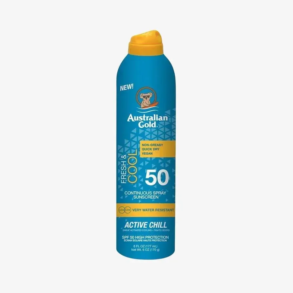 Australian Gold Active Chill Spray Continuous SPF50 177ml