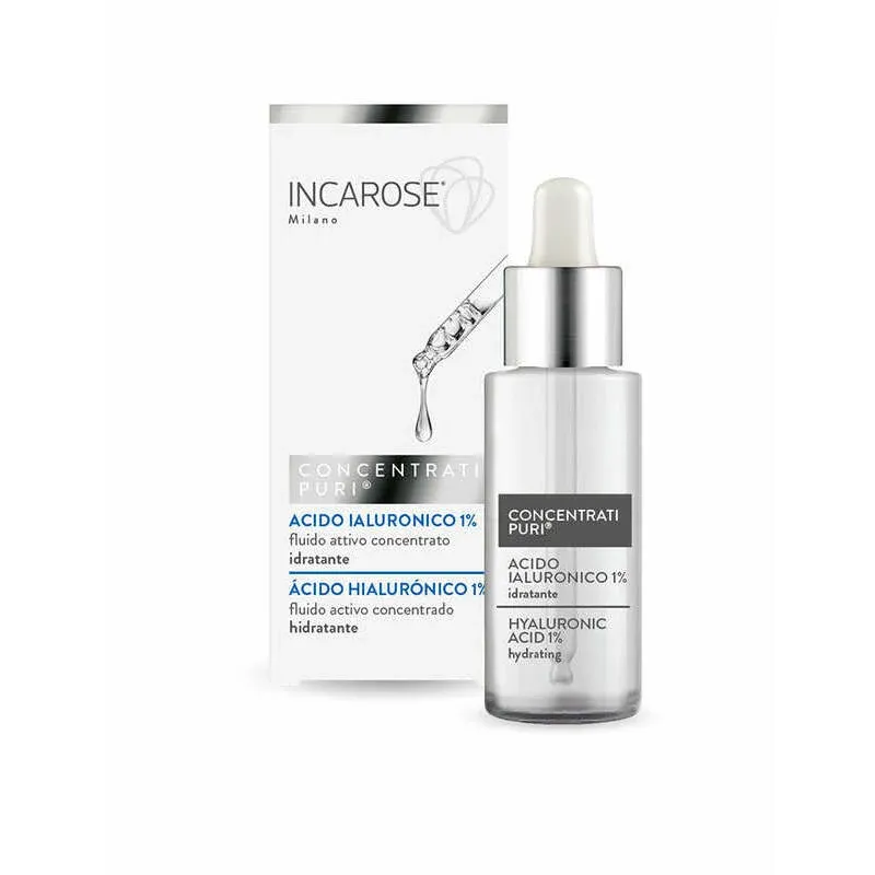 Fluido Attivo Concentrato Idratante Acido Ialuronico 1% INCAROSE 15 ml