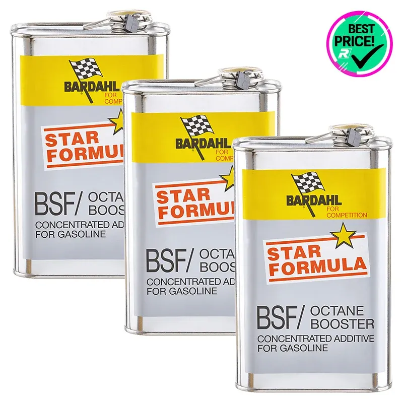 Pack 3 pz. - Bardahl - BSF octane booster (3 x 1 L)