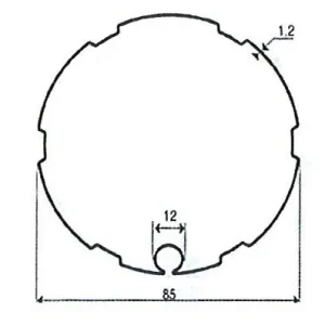 Adattamenti per motori SOMFY / SIMU Ø 50 mm | Tubo Imbac 85