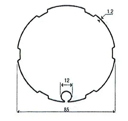 Adattamenti per motori SOMFY / SIMU Ø 50 mm | Tubo Imbac 85
