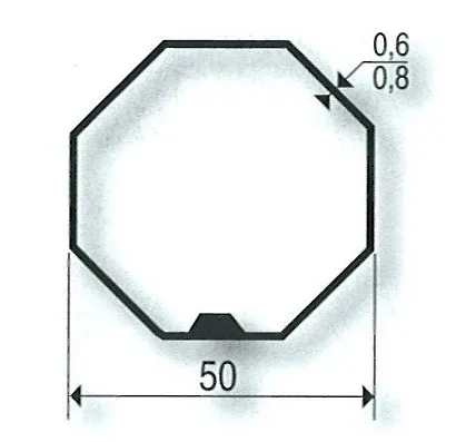 Adattatori per motori SOMFY / SIMU Ø 50 mm | Ottagonale 50
