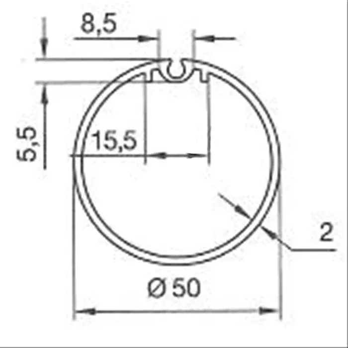 Adattatori per motori SOMFY / SIMU Ø 40 mm | Tubi Madopron 50 mm