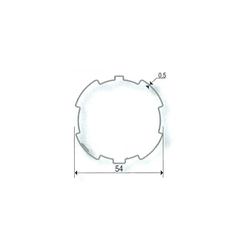 Adattatori per motori SOMFY / SIMU Ø 50 mm | Tubo ZF 54
