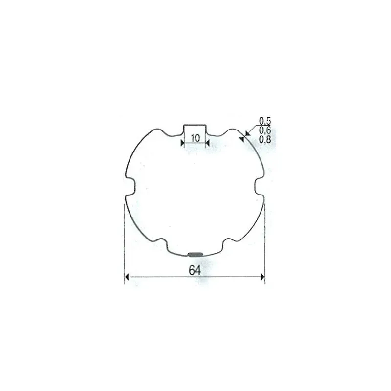 Adattatori per motori SOMFY / SIMU Ø 50 mm | Tubo ZF 64
