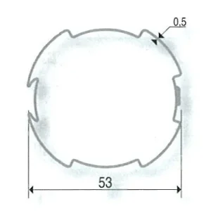 Adattatori per motori SOMFY / SIMU Ø 50 mm | Tubo Deprat 53