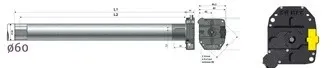 LT 50 CSI RTS VECTRAN 50 NM / 12 Giri - Con controllo di emergenza