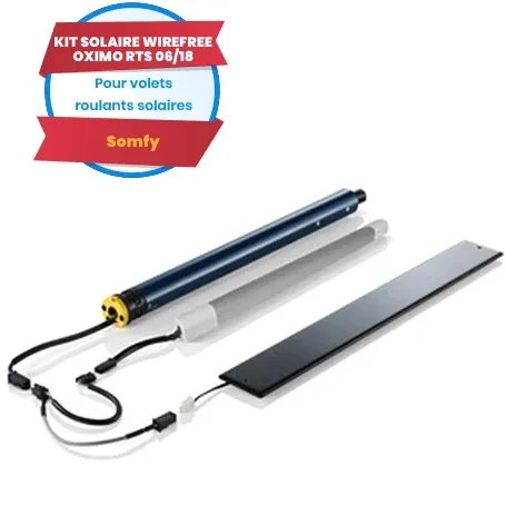 Kit solare Somfy RTS Ø40 - WireFree 06/18