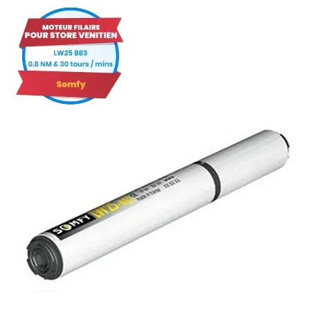 Motore cablato Somfy per tenda veneziana LW25 B83