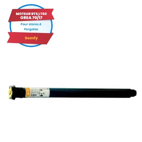 Motore Somfy LT60 OREA RTS 70/17 - realizzato su ordinazione
