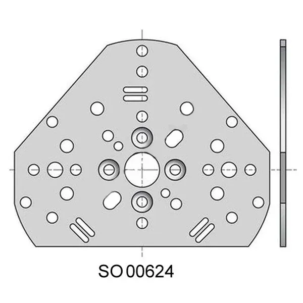 Piastra universale per motore LS40
