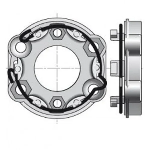 Supporto filettato universale Somfy con anello